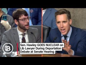 Read more about the article Josh Hawley Clashes with Leftist Lawyer Over Illegal Immigration Debate