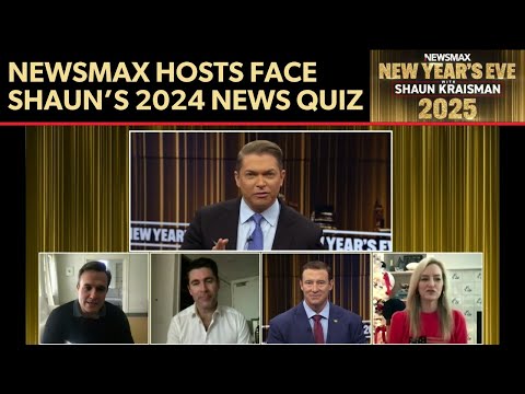 Read more about the article NEWSMAX Hosts Battle in 2024 News Quiz Showdown