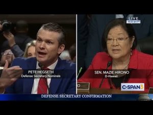 Read more about the article Democrat’s Blunder at Hegseth Hearing Raises Eyebrows