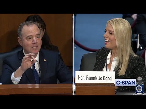 You are currently viewing Pam Bondi Delivers Stinging Response to Adam Schiff in Hearing