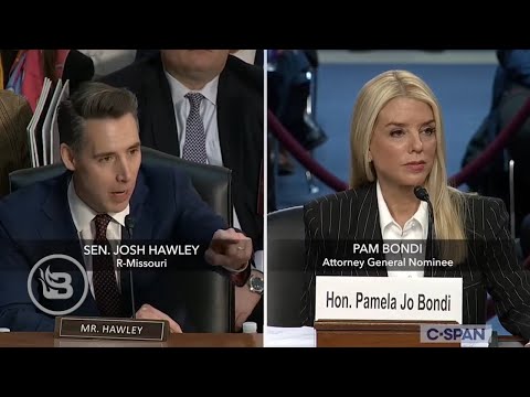 Read more about the article Hawley Unleashes Fury on Biden’s DOJ During Bondi Hearing