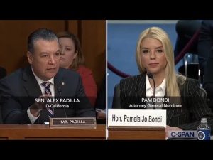 Read more about the article Pam Bondi Fights Back Against Democrat Bullying Tactics