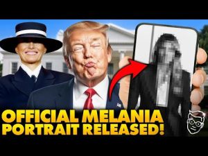 Read more about the article Melania’s Official Portrait Sparks Controversy with Hidden Message