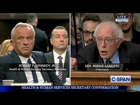 Read more about the article Sanders Goes on the Attack at RFK Jr.’s Heated Confirmation Hearing