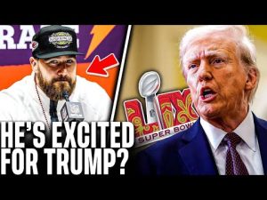 Read more about the article Kelce’s Surprising Response to Trump’s Super Bowl Plans Revealed