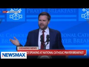 Read more about the article Vance Delivers Bold Message at National Catholic Prayer Breakfast